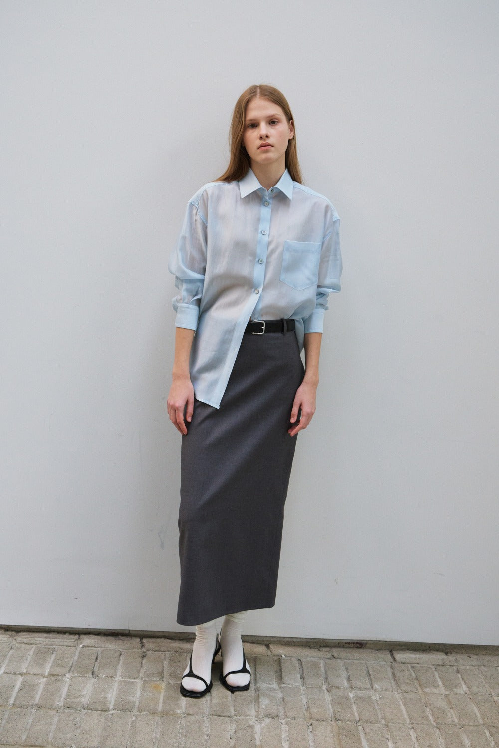 Spring maxi long skirt