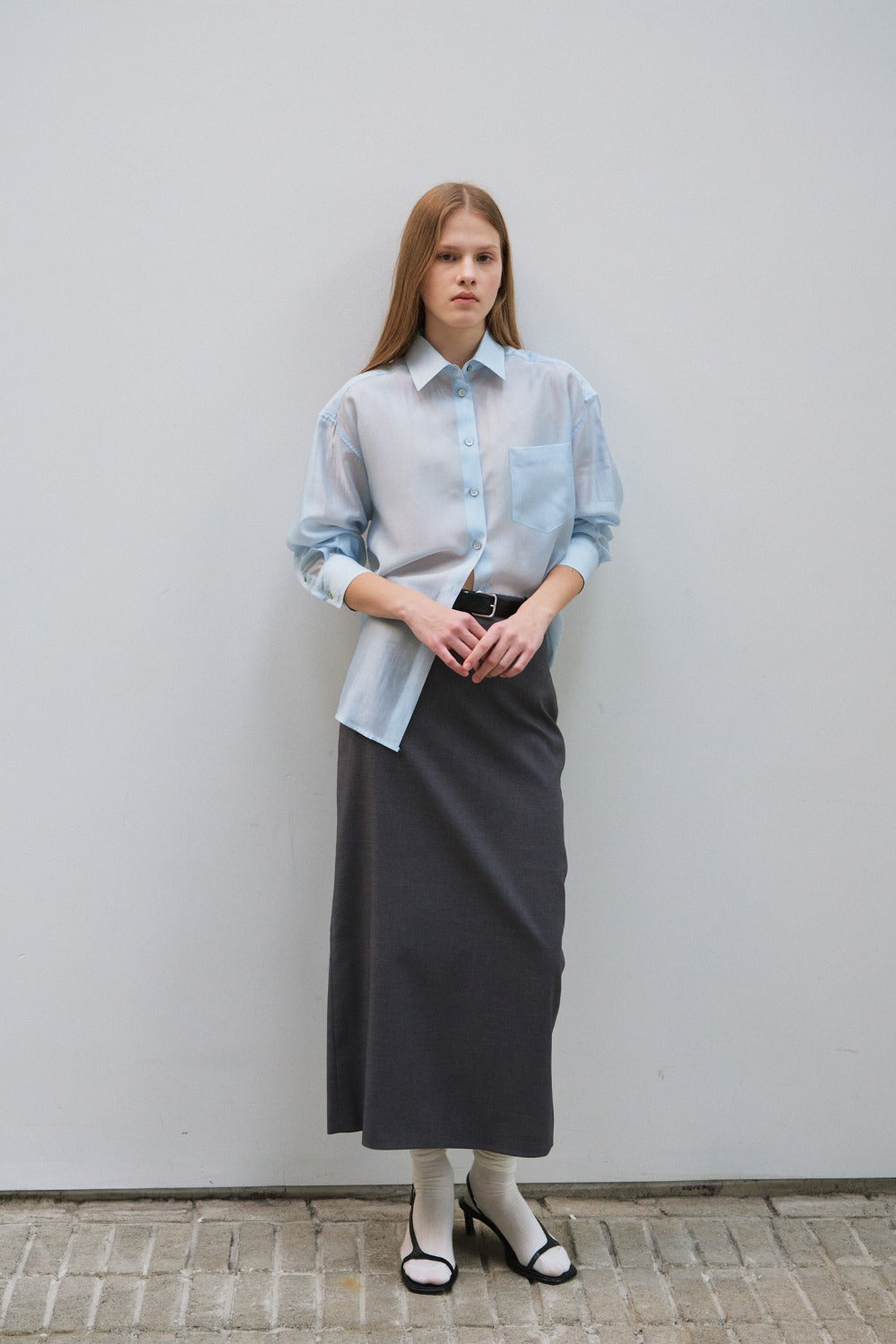 Spring maxi long skirt