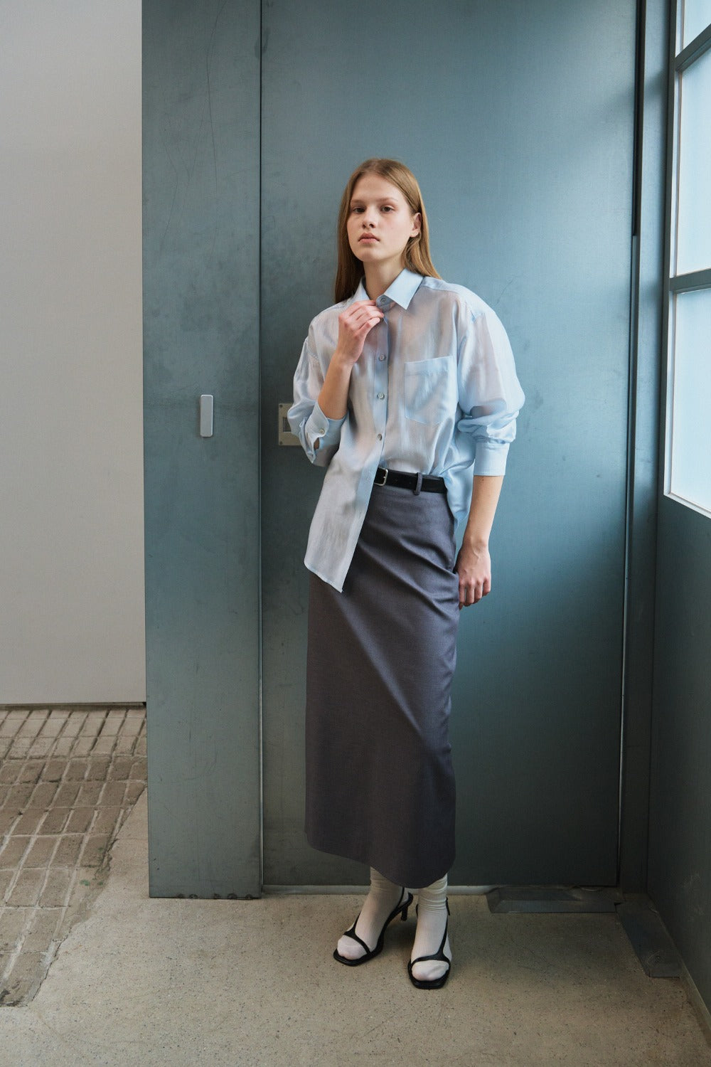 Spring maxi long skirt