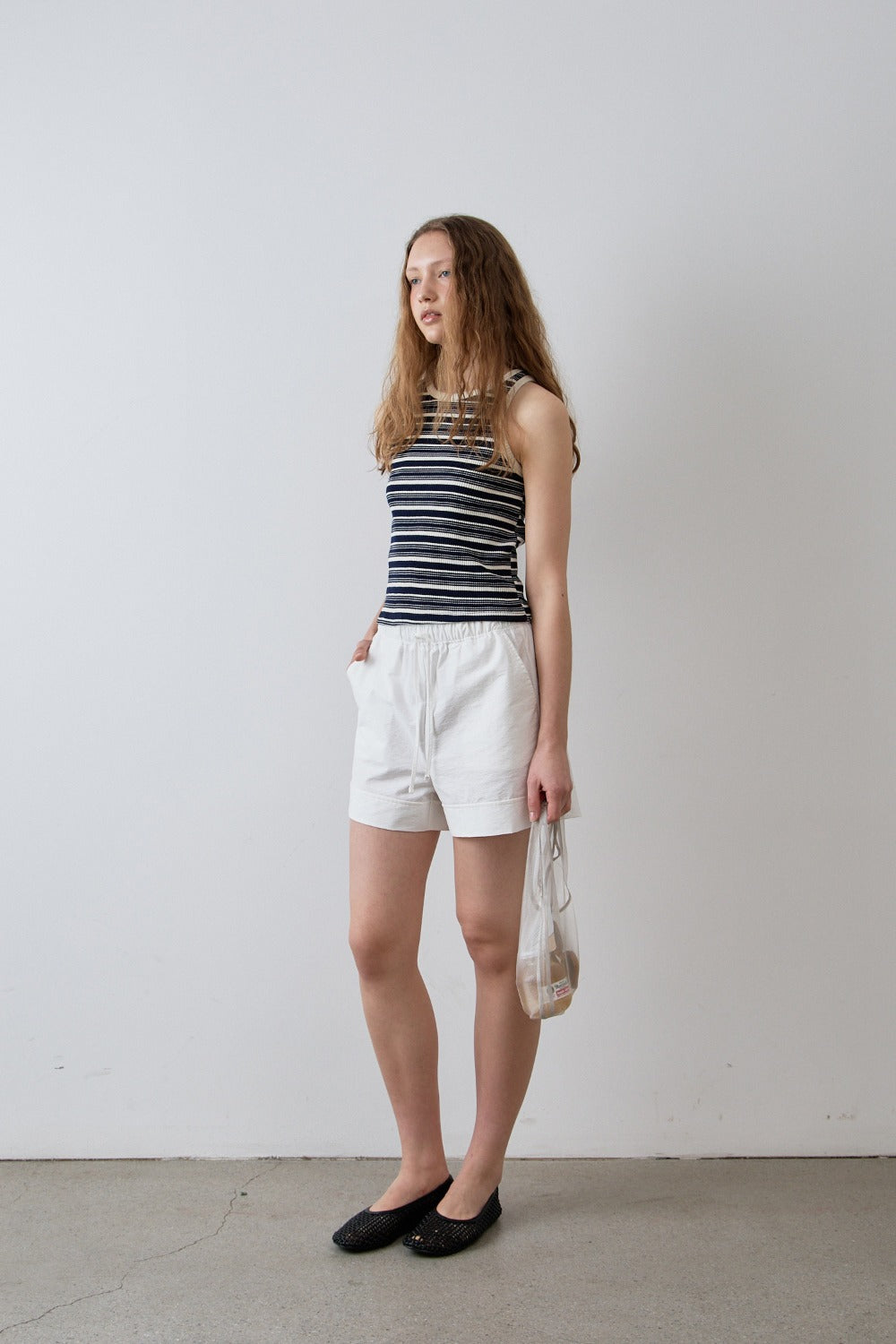 Ribbed Stripe Tank Top