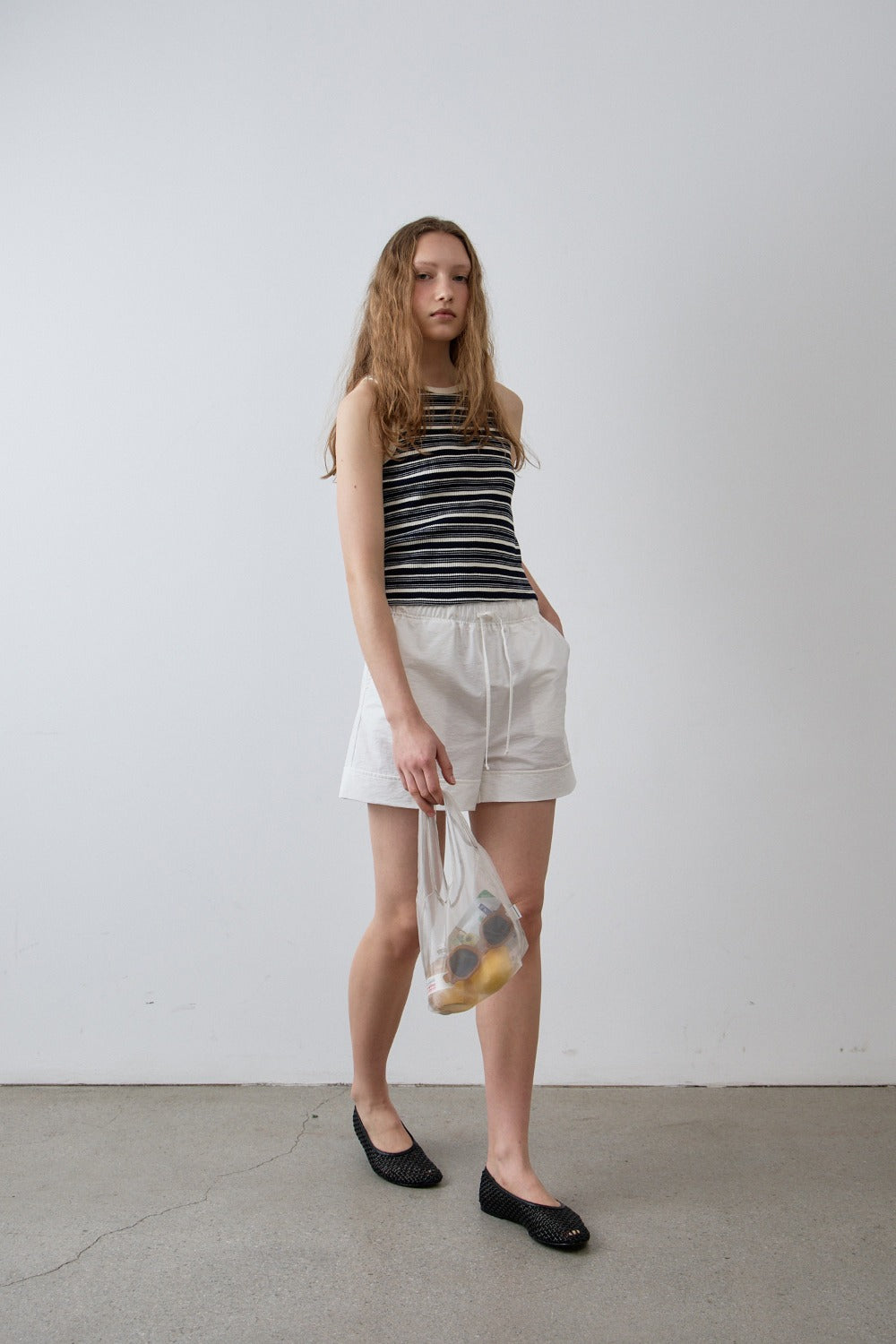 Ribbed Stripe Tank Top