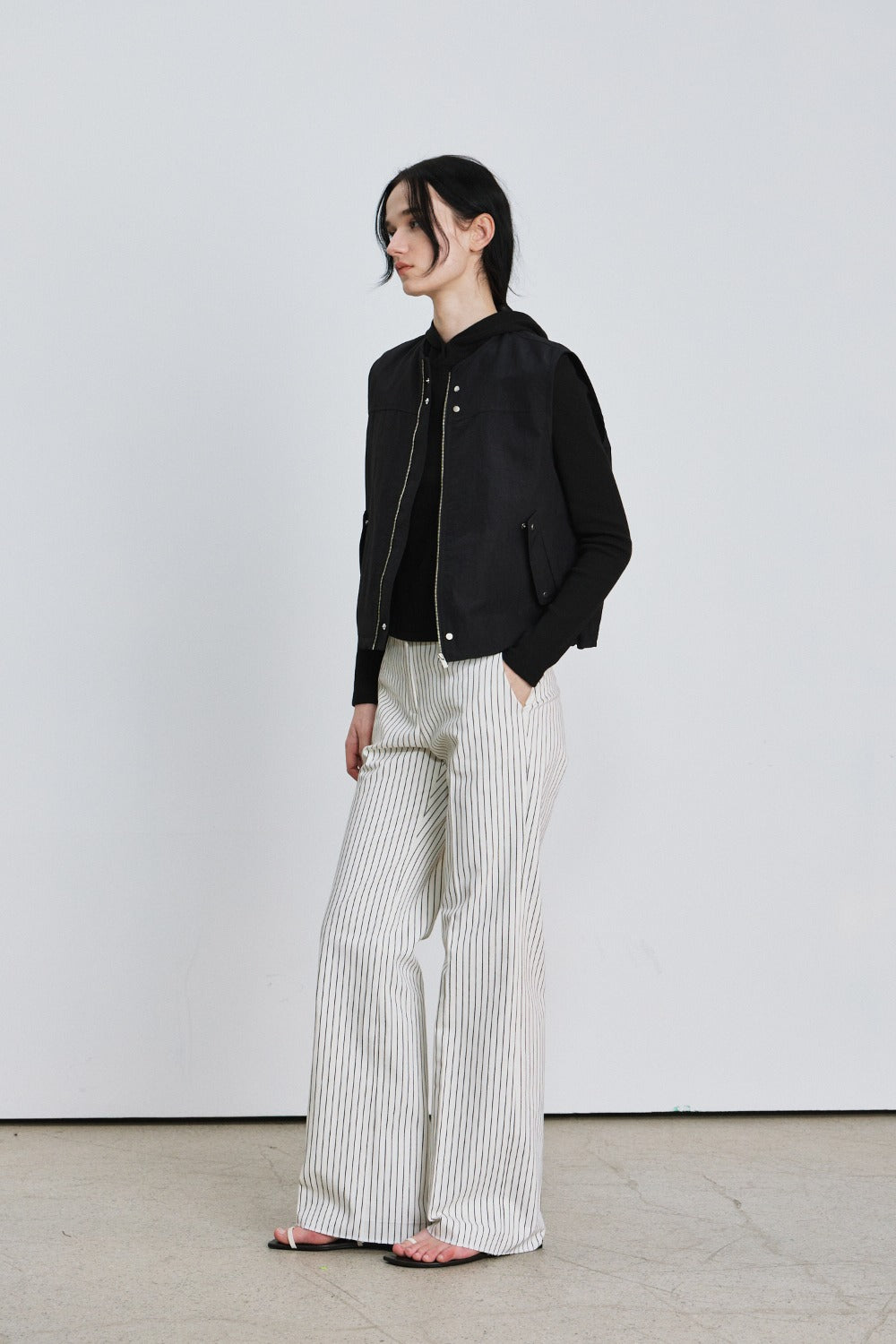Classic Stripe Cotton Trouser