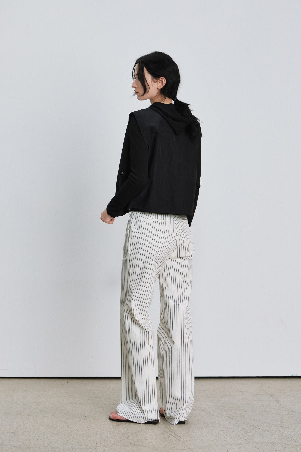 Classic Stripe Cotton Trouser