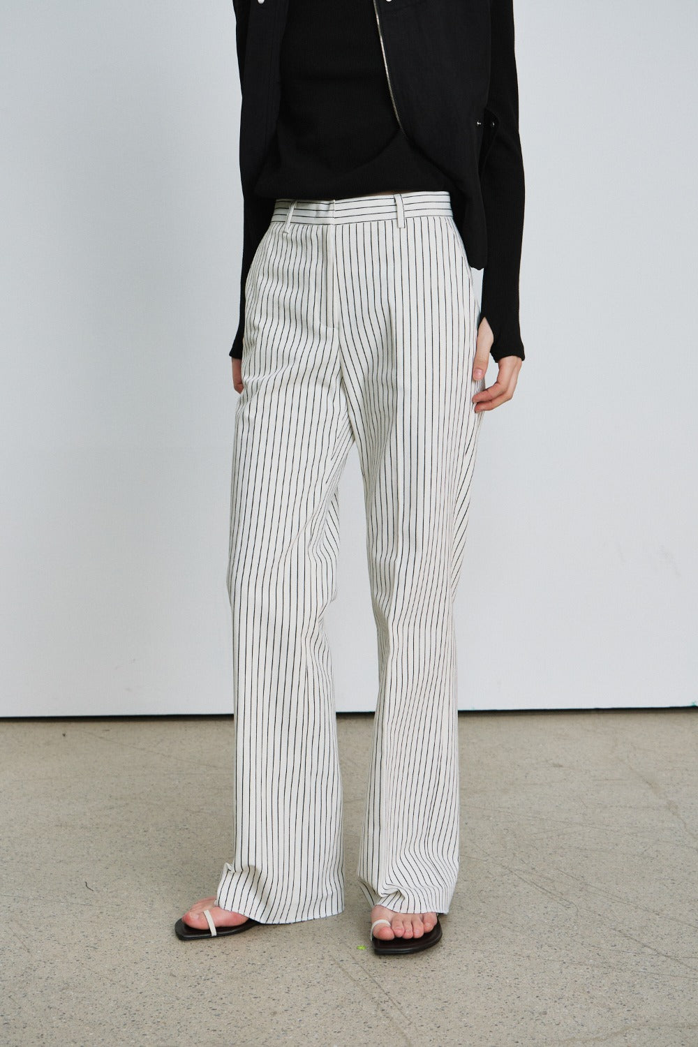 Classic Stripe Cotton Trouser