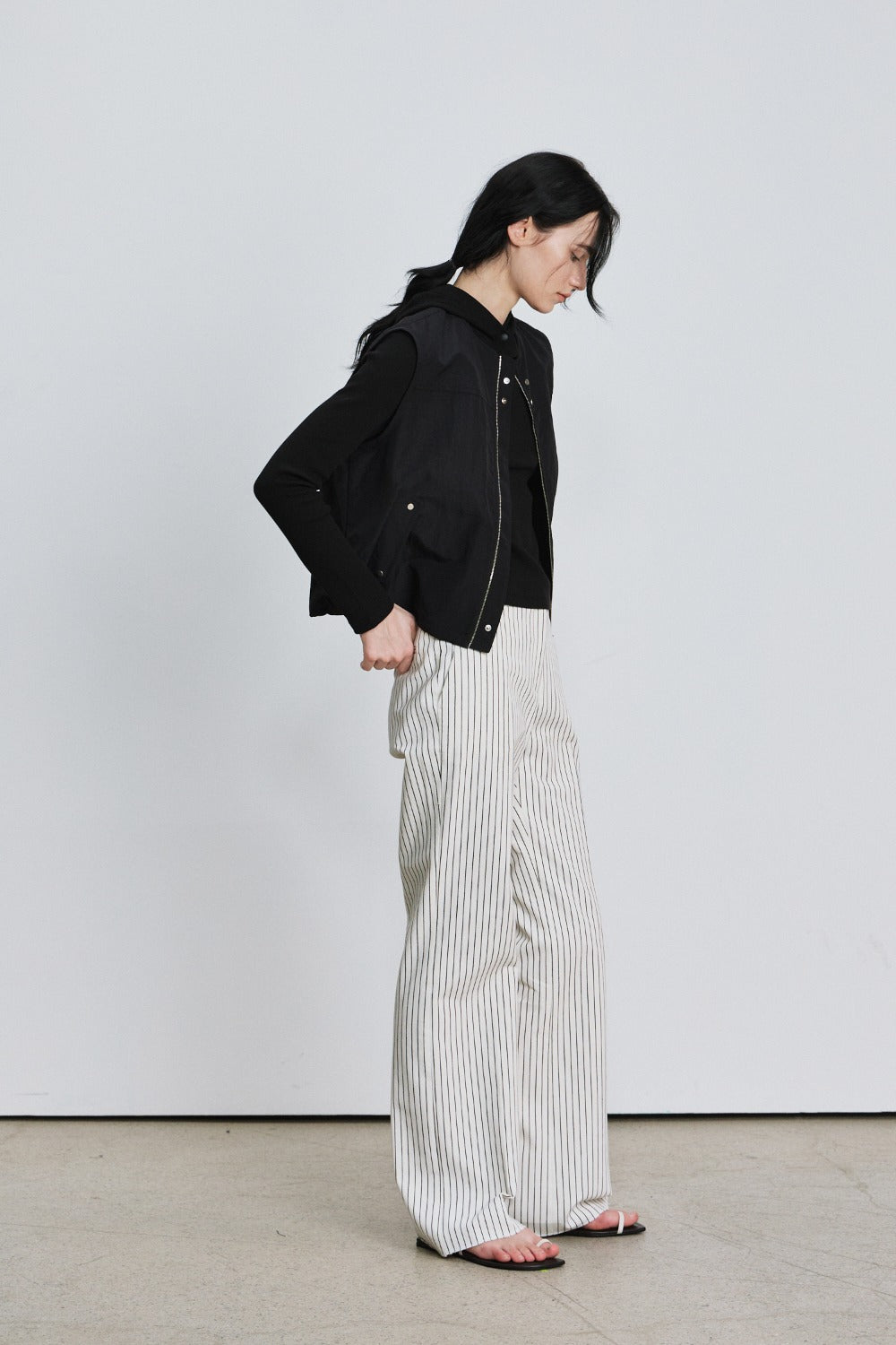 Classic Stripe Cotton Trouser