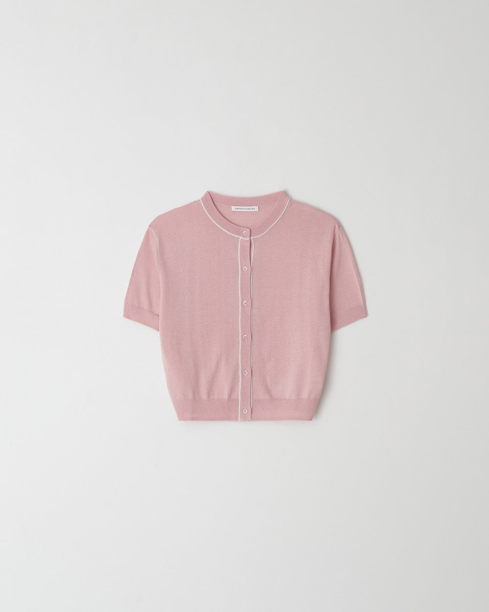 Two-Tone Silky Knit Cardigan