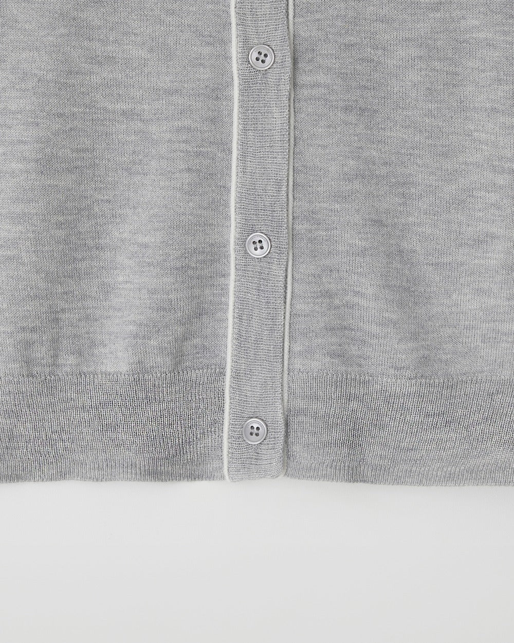 Two-Tone Silky Knit Cardigan