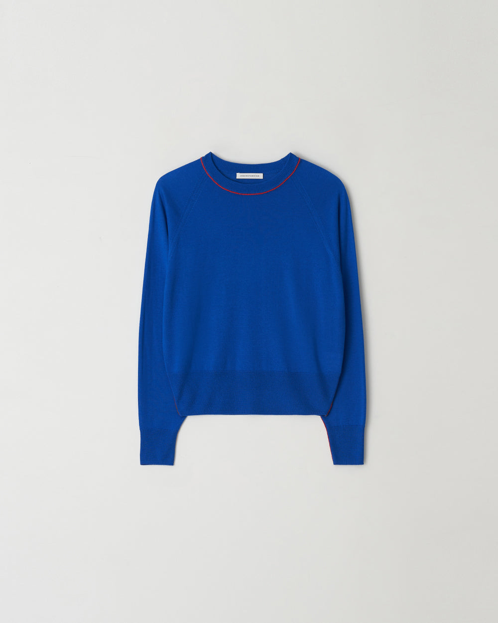 Two tone silky round knit