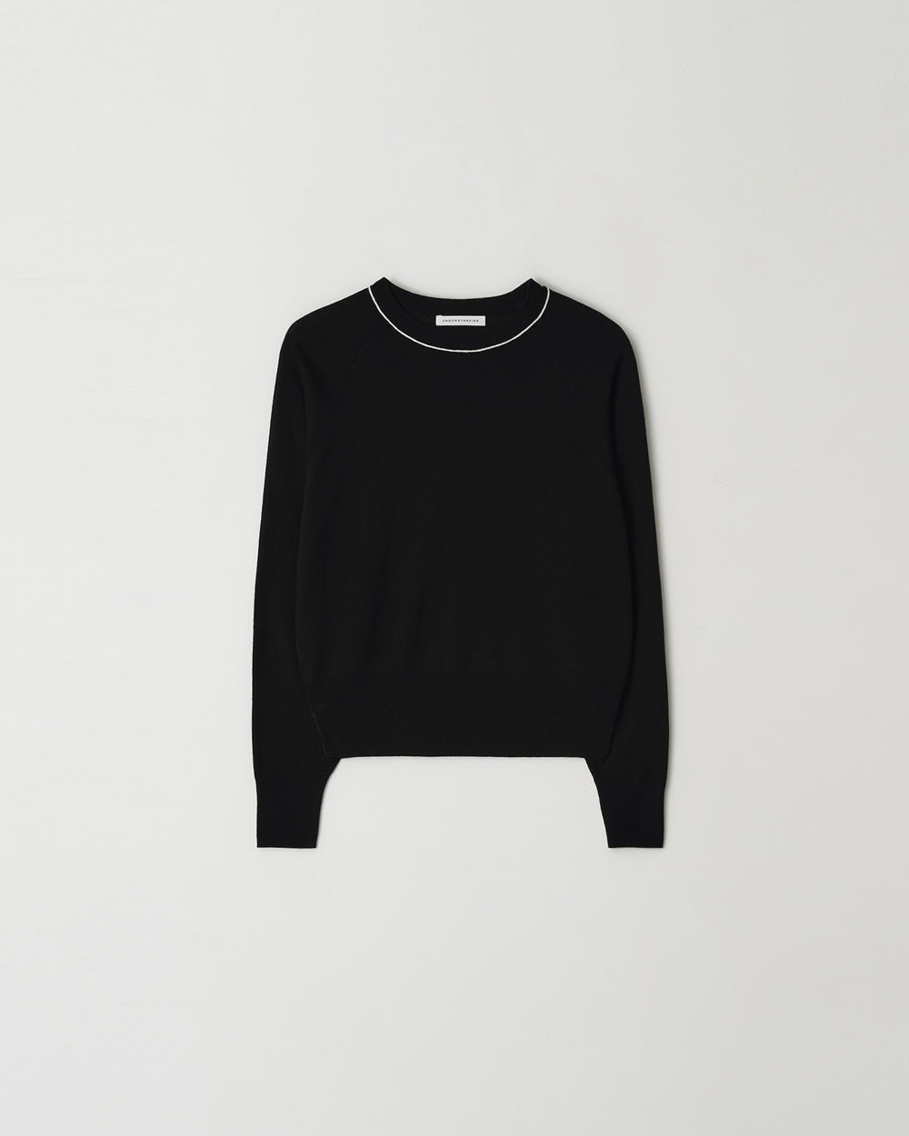 Two tone silky round knit