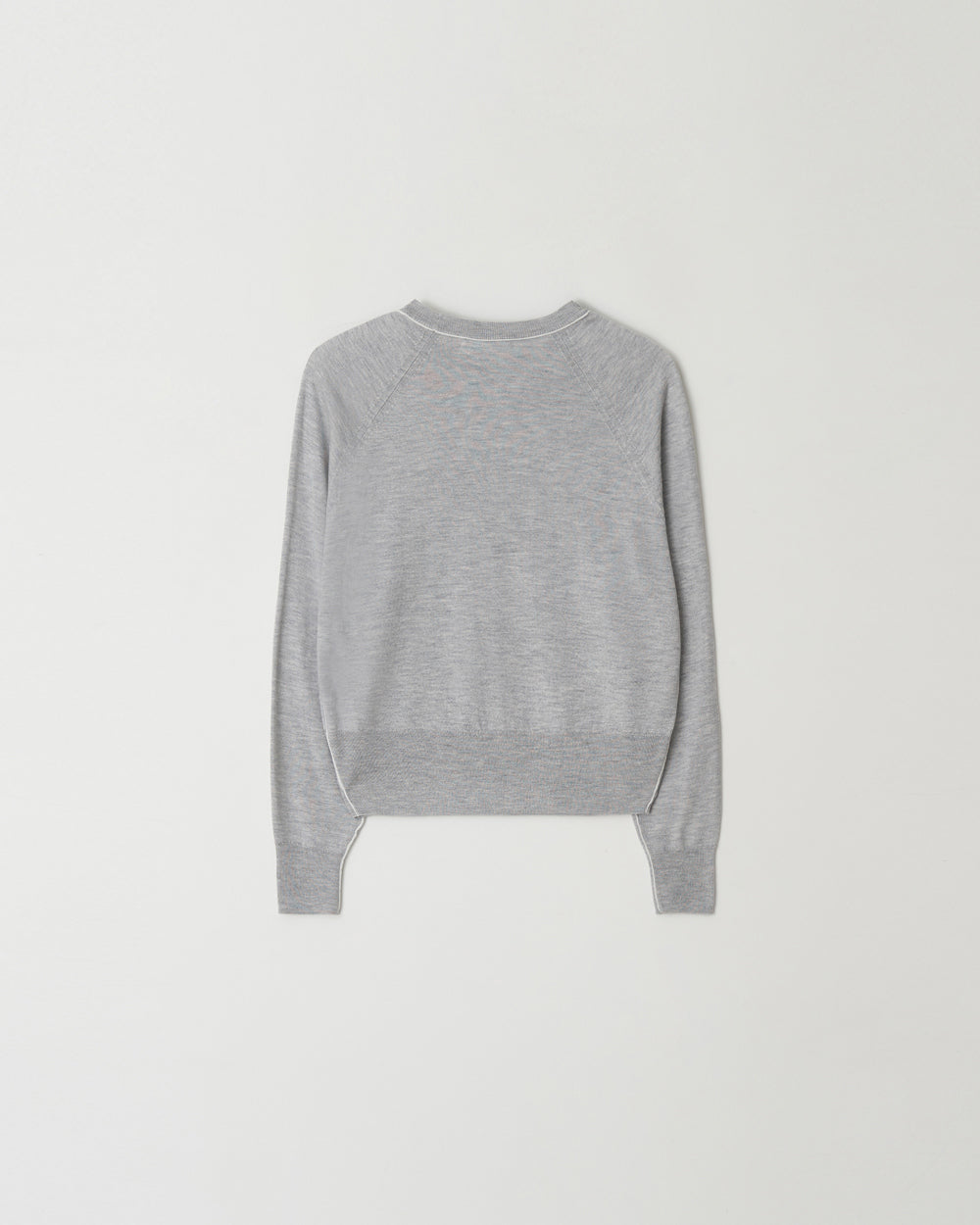 Two tone silky round knit