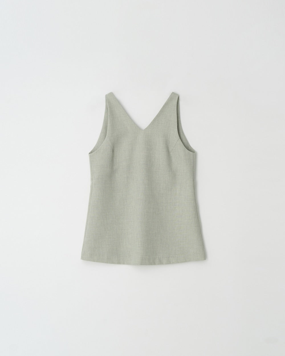 V-neck sleeveless blouse