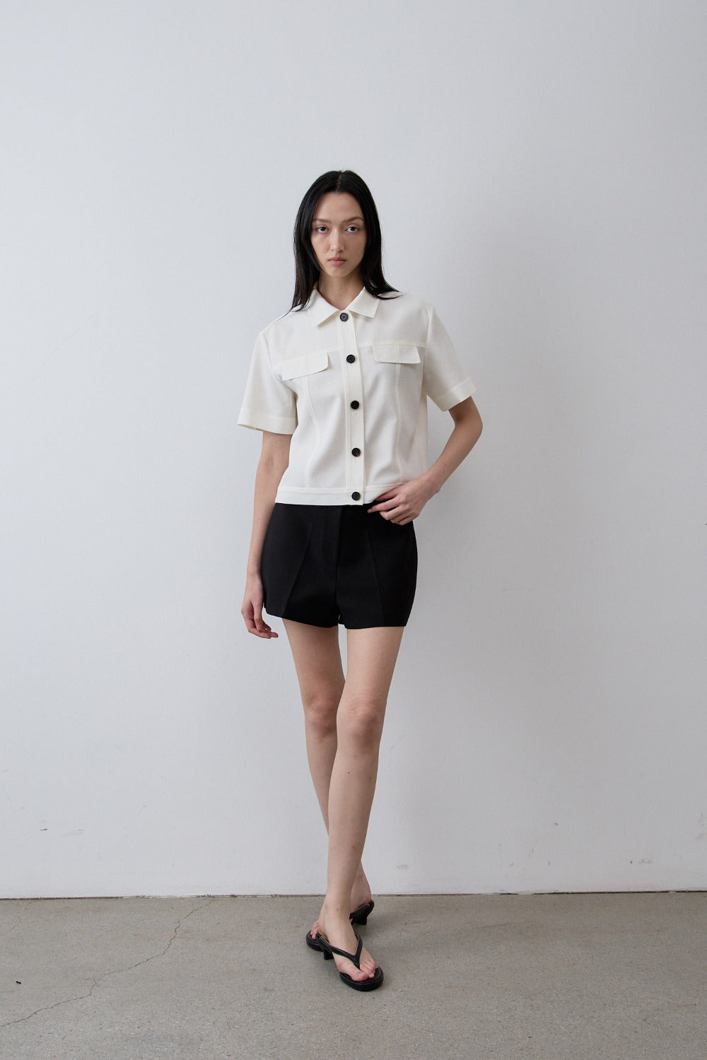 Whisen button jacket