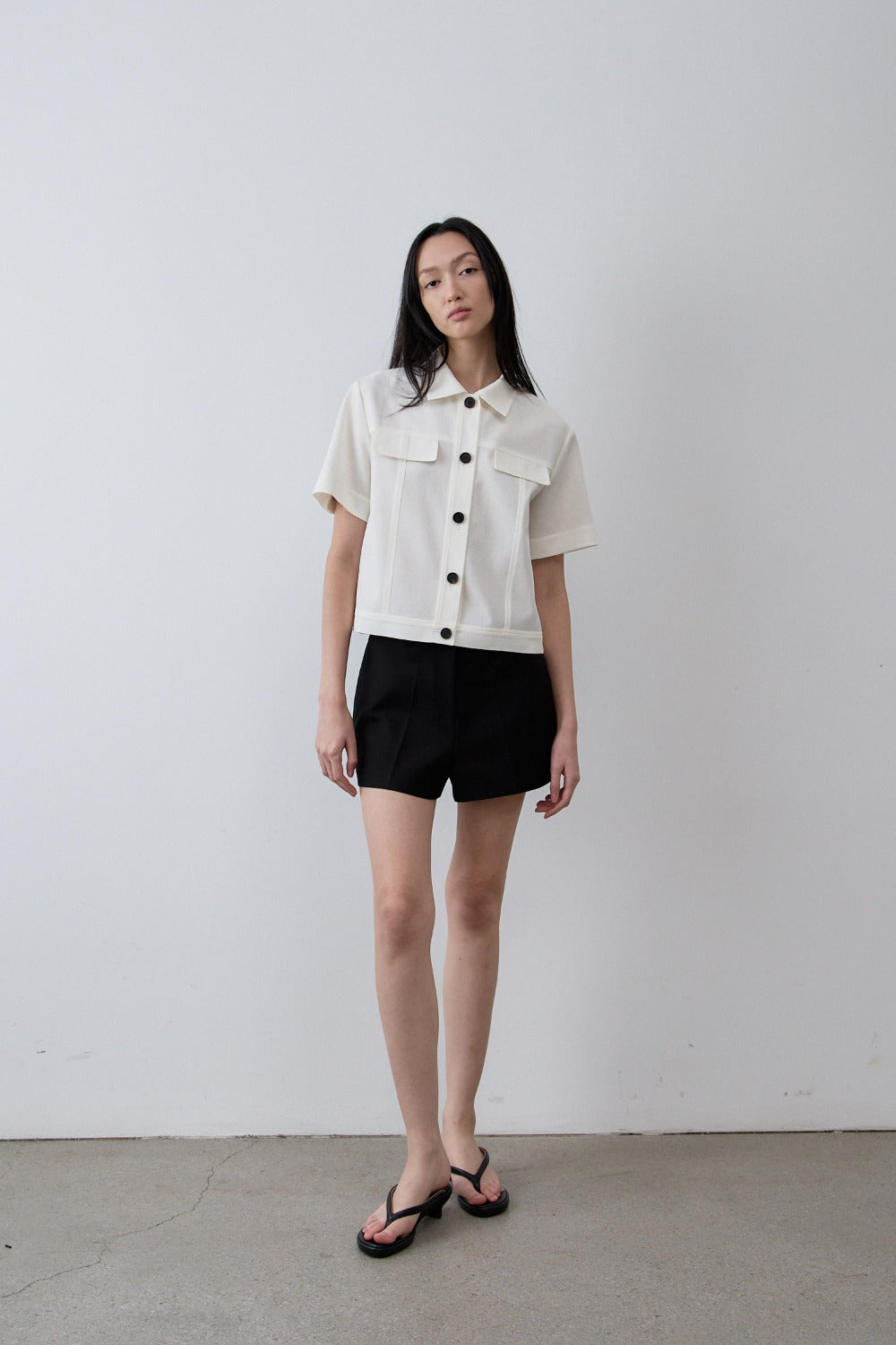 Whisen button jacket