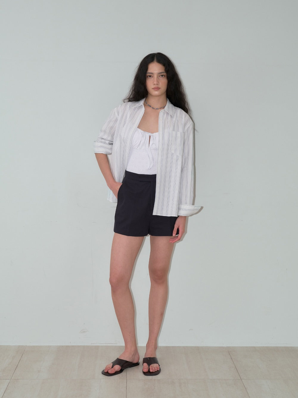 Essential Cotton Stripe Shirt
