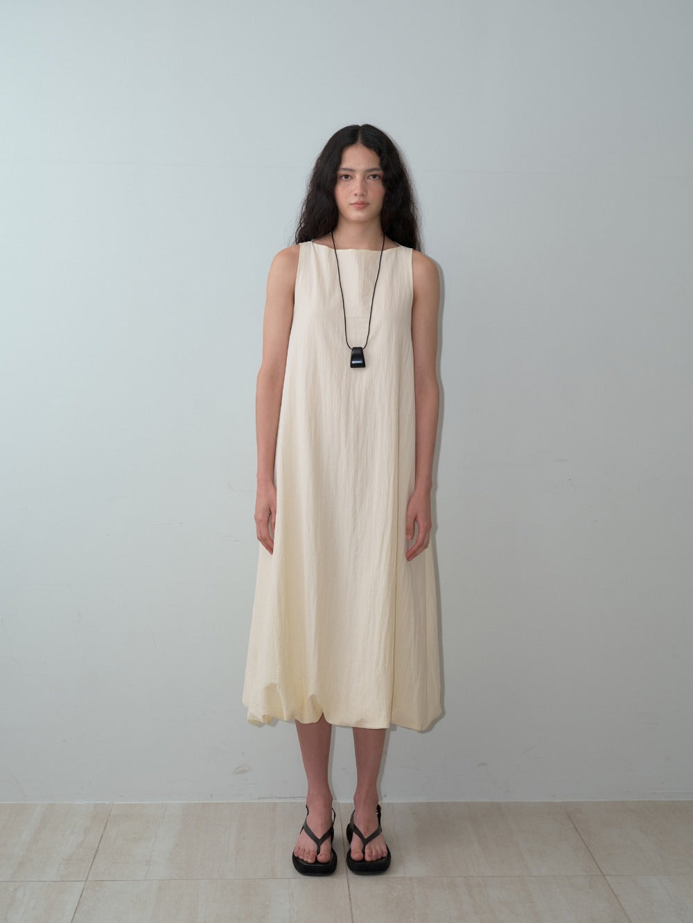 Bamboo Blend Cocoon Dress Butter