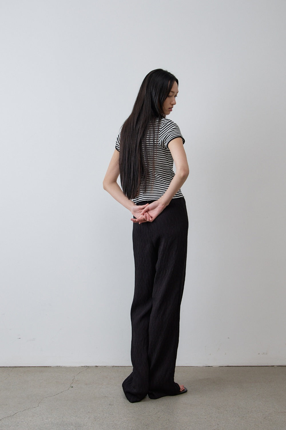 Slim Stripe Cotton Tee