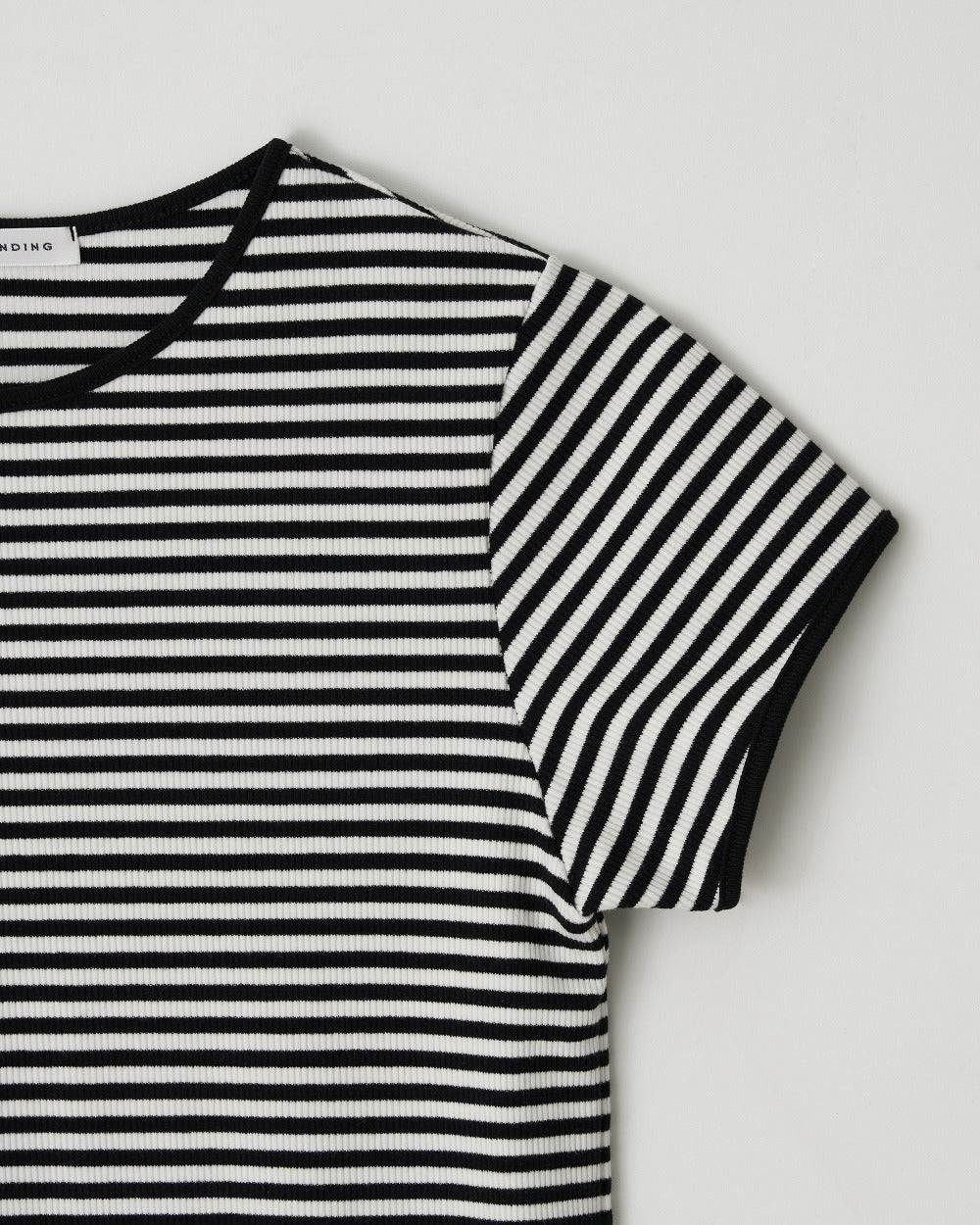 Slim Stripe Cotton Tee