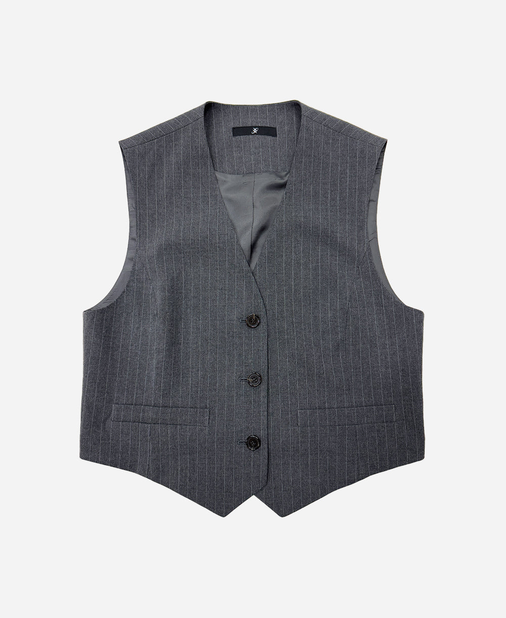 Classic pin stripe vest