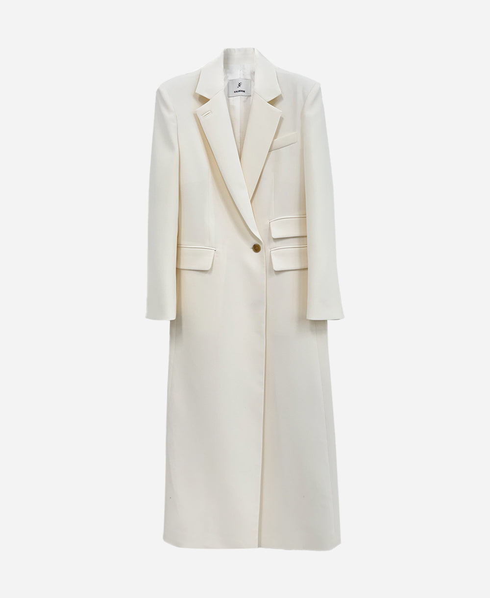 London maxi blazer cream