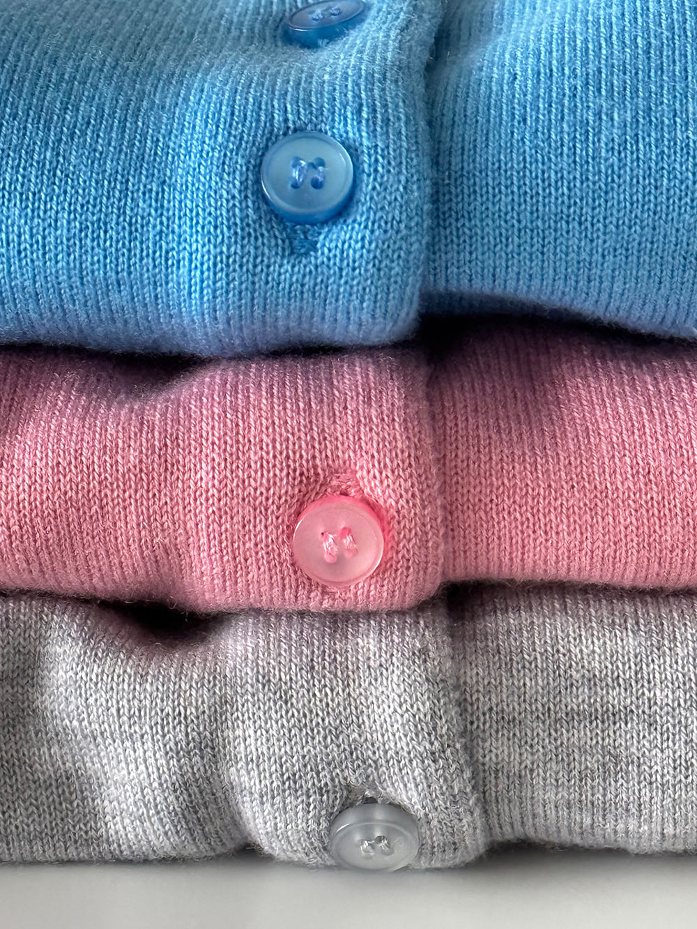 Merino wool round neck cardigan