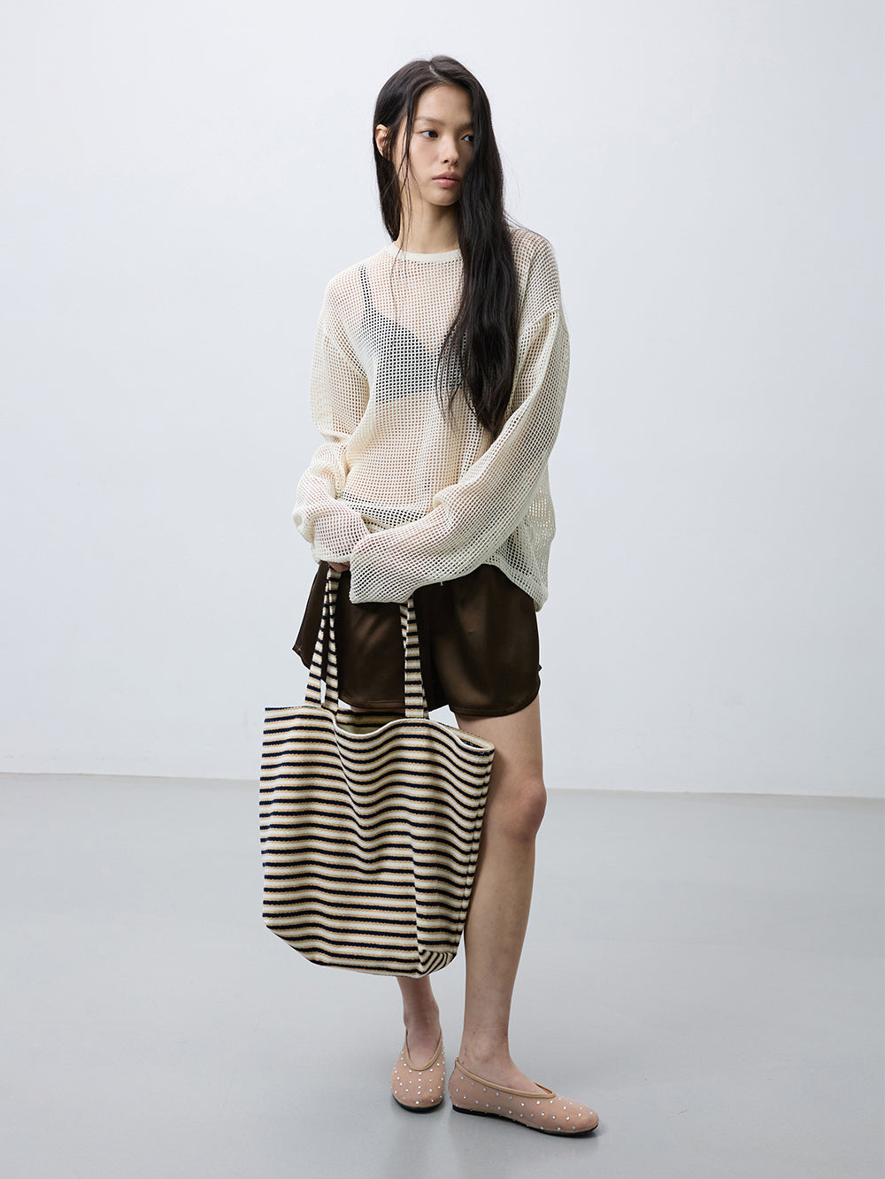 Mesh slim t-shirts