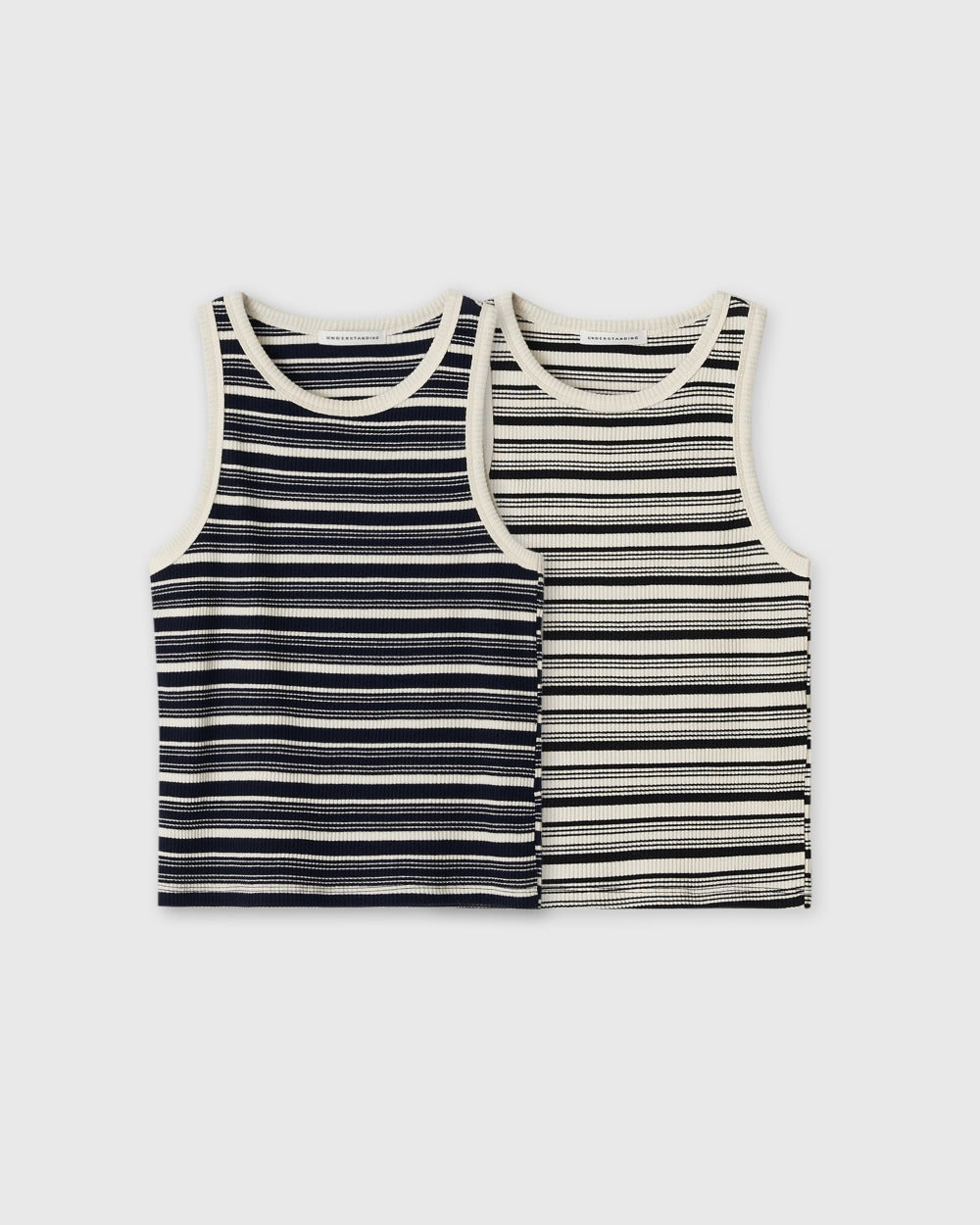 Ribbed Stripe Tank Top