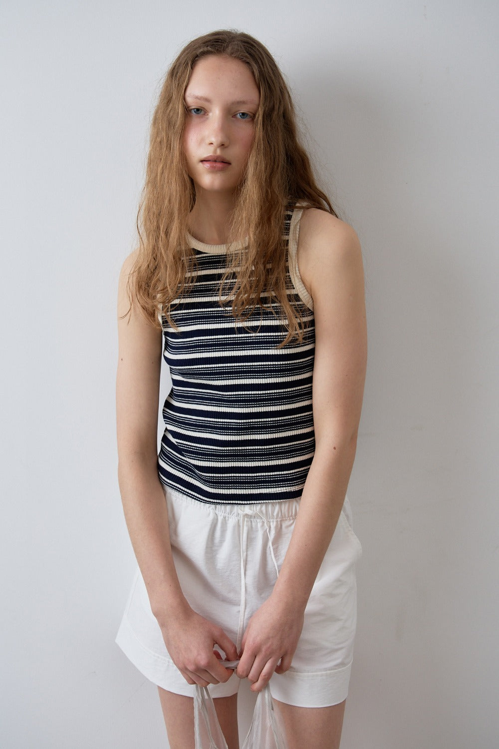 Ribbed Stripe Tank Top