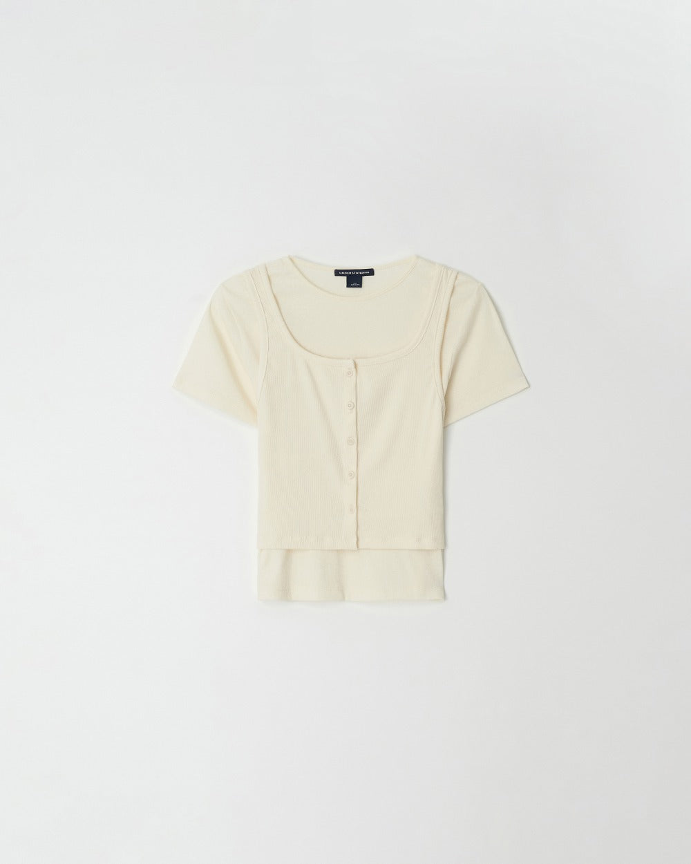 Layered Cotton Top Set Butter