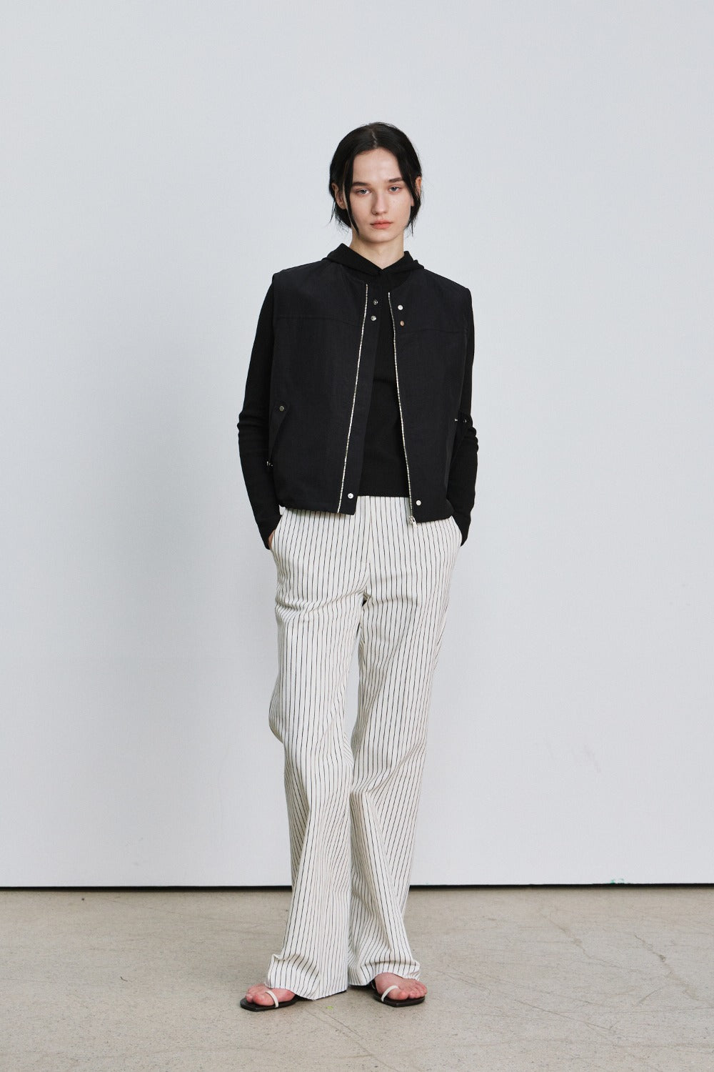 Classic Stripe Cotton Trouser