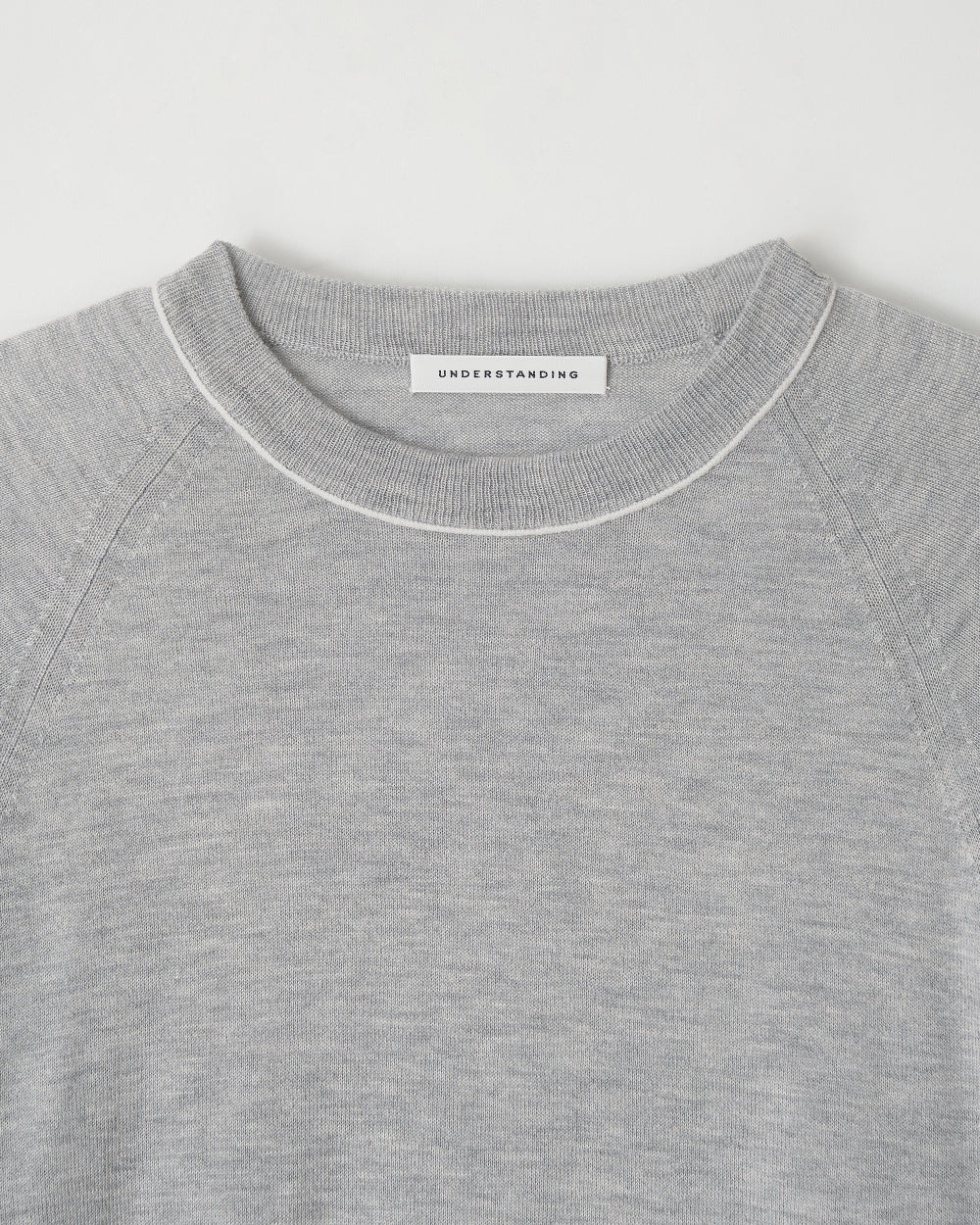 Two tone silky round knit