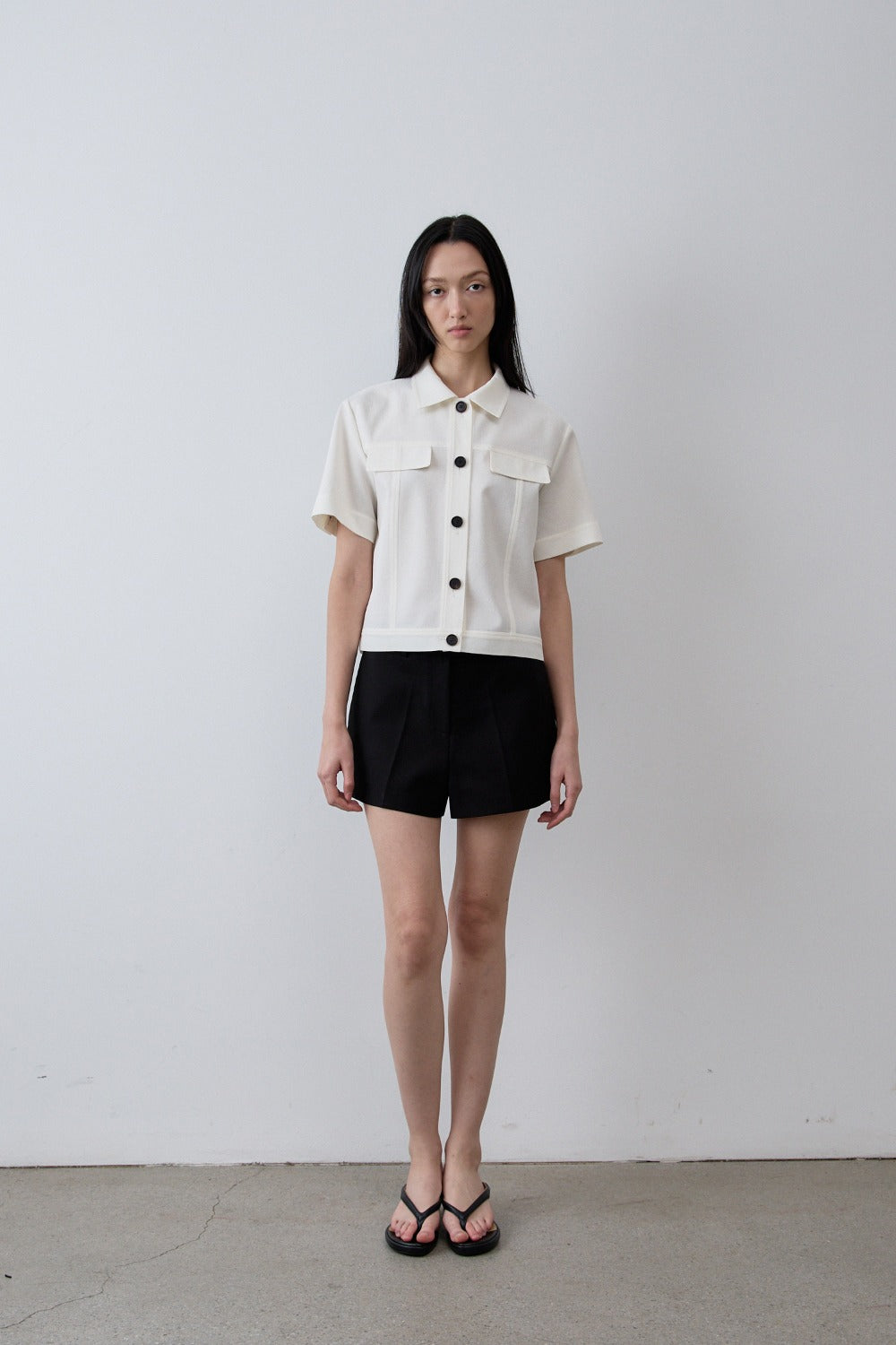 Whisen button jacket